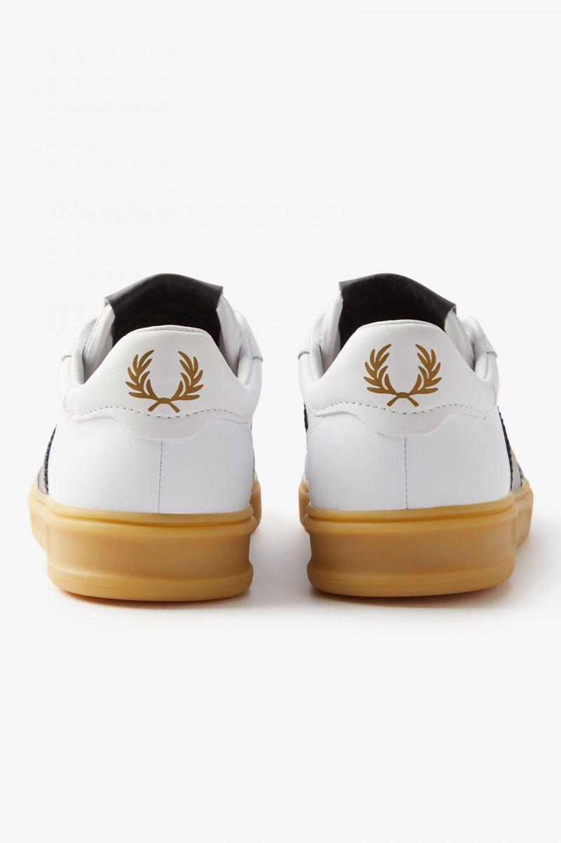 White Fred Perry B400 Men's Shoes | PH 1093GSOL